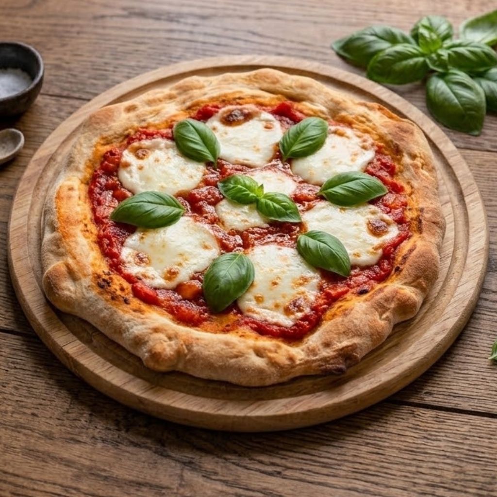 Pizza, lange Reifung, Lecker, schnell zubereitet